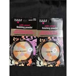 Hard candy color correct finishing powder bundle
